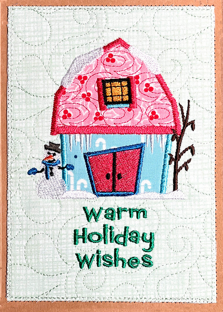 Wonky House Holiday Greeting Cards