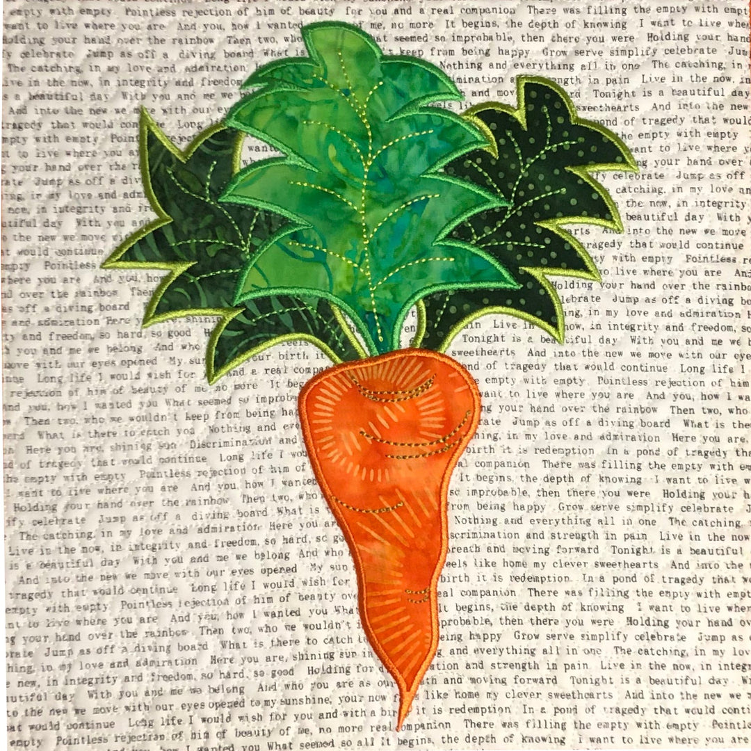 Farmers Market Table Runner for Machine Embroidery