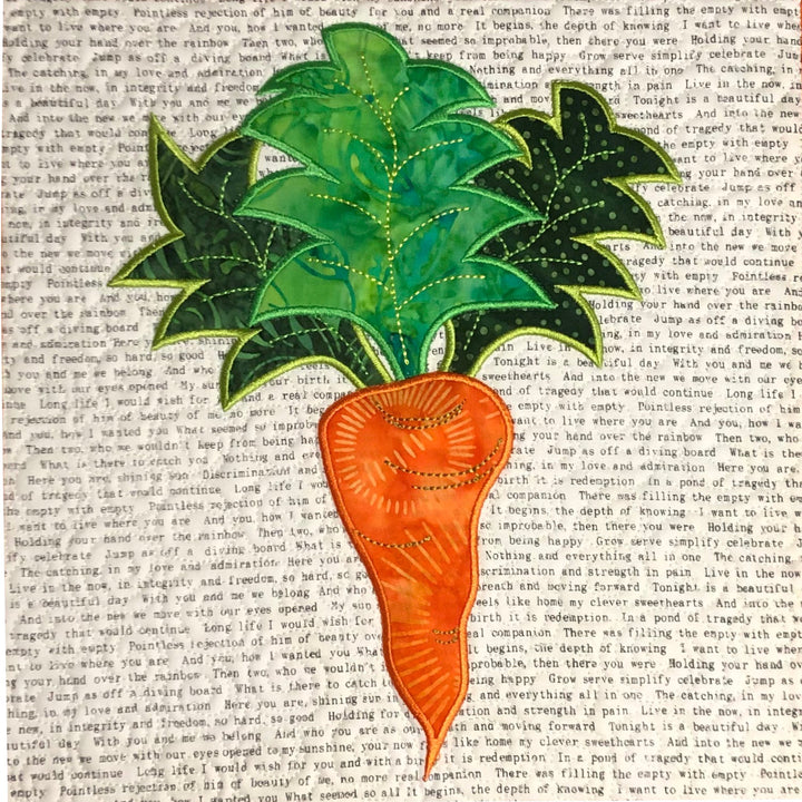 Farmers Market Table Runner for Machine Embroidery