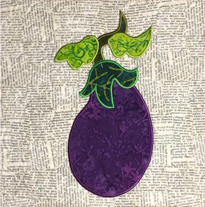 Farmers Market Table Runner for Machine Embroidery
