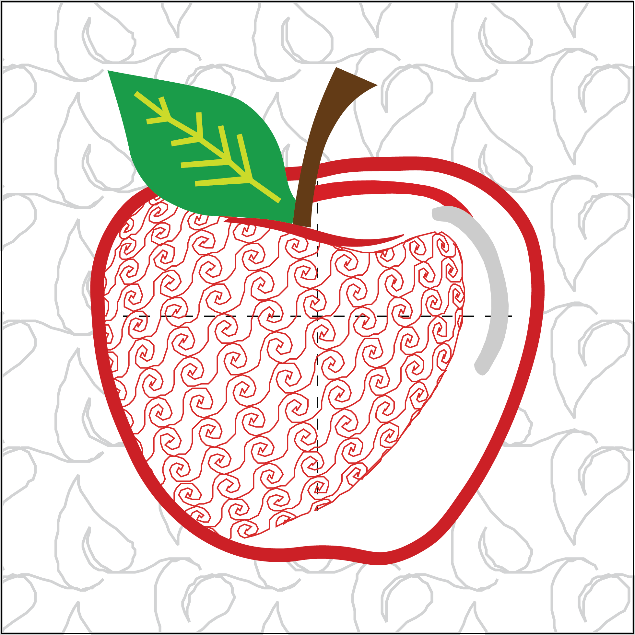 An Apple for the Teacher ITH Wall Hanging