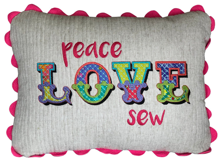 LOVE Pillows for Machine Embroidery